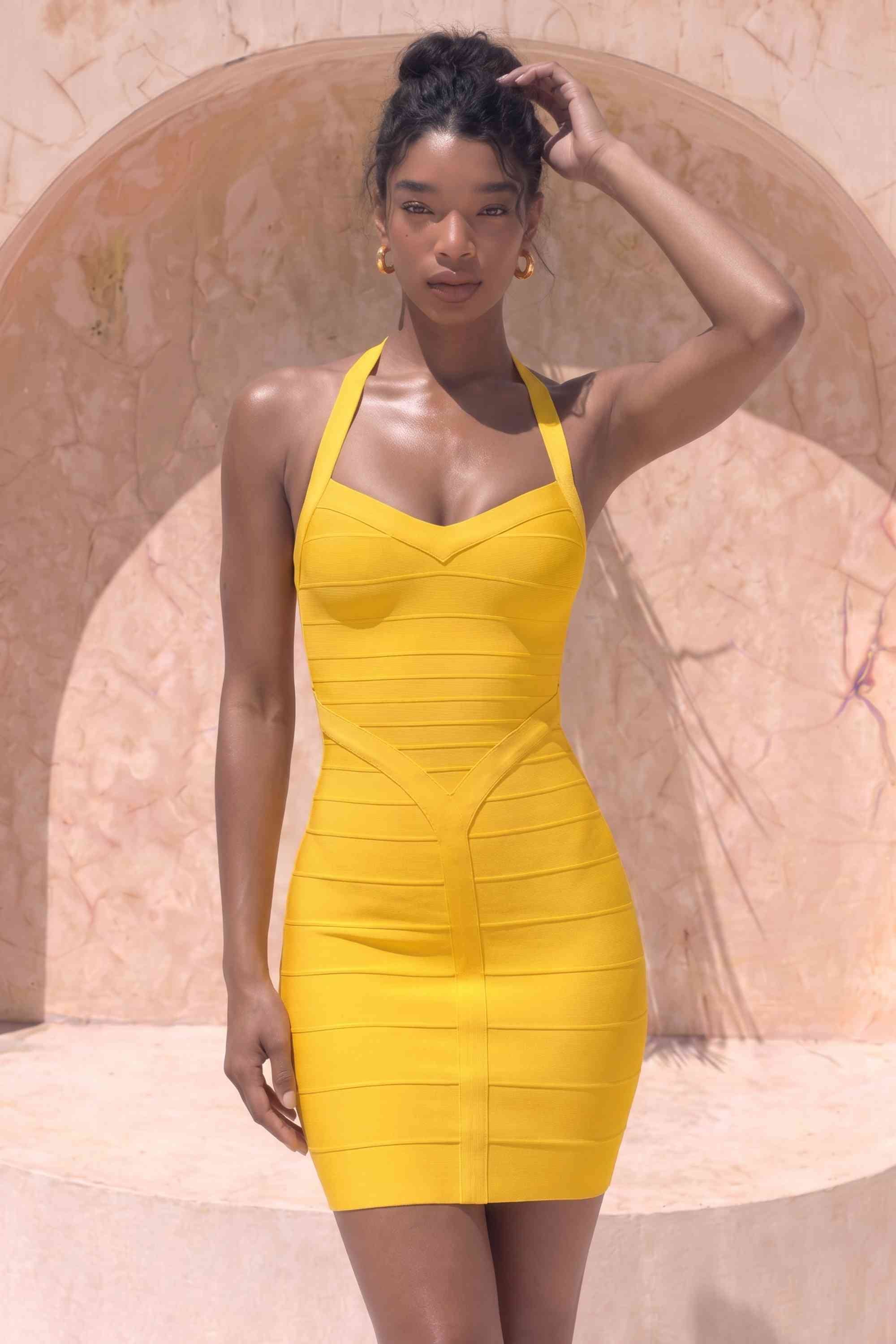 Athena Bandage Mini Dress