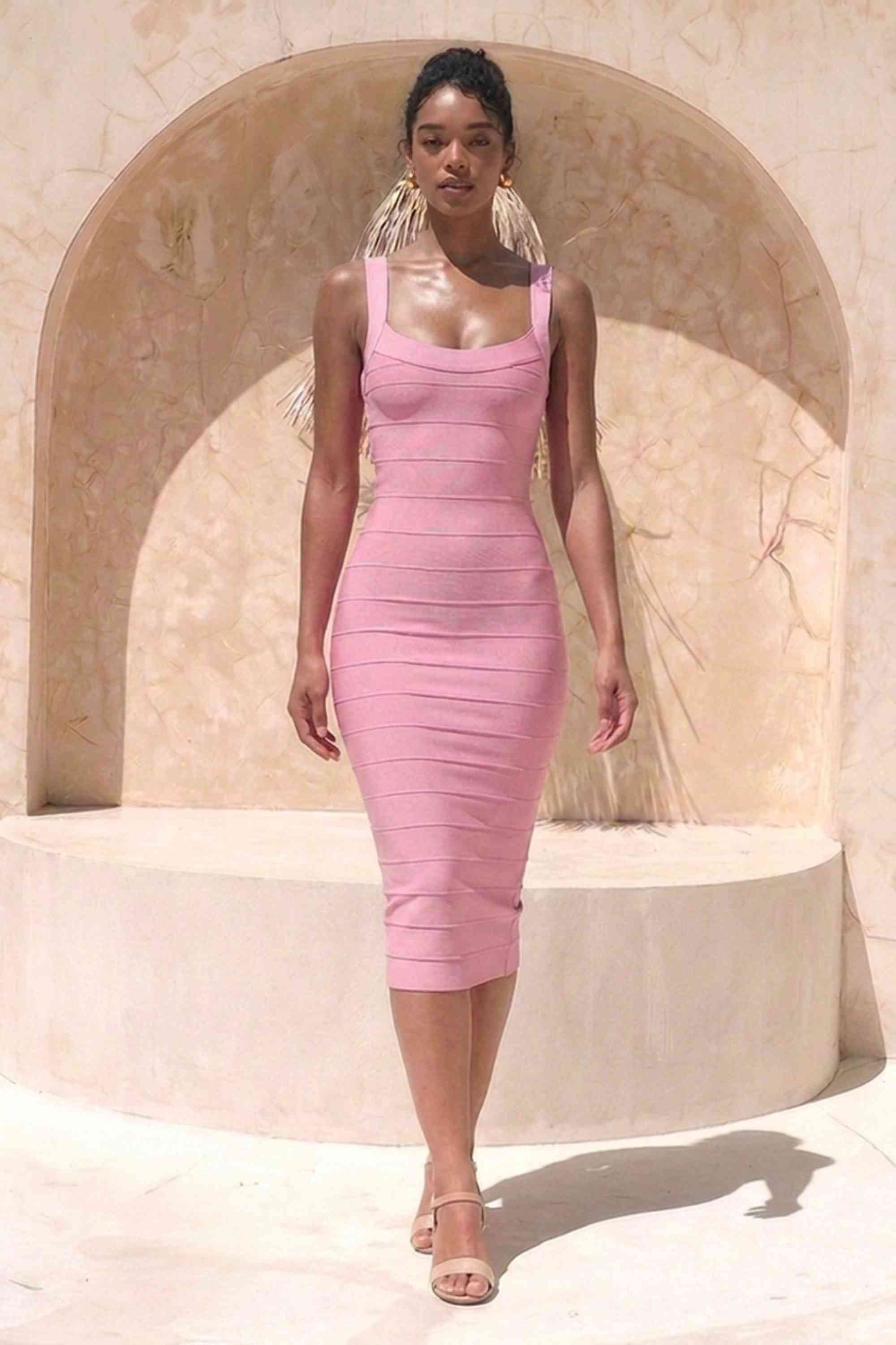Cindy Bandage Midi Dress
