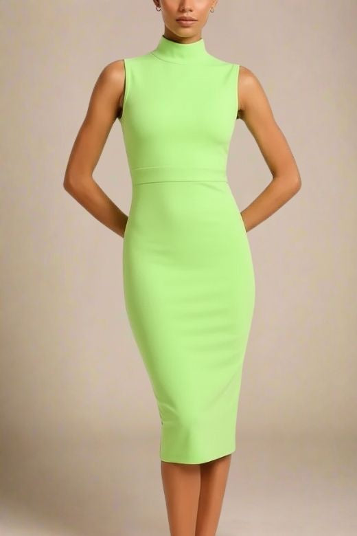 Grace Neon Green Midi Dress | Green Party Dress Grace Neon Green Midi Dress | Green Party Dress