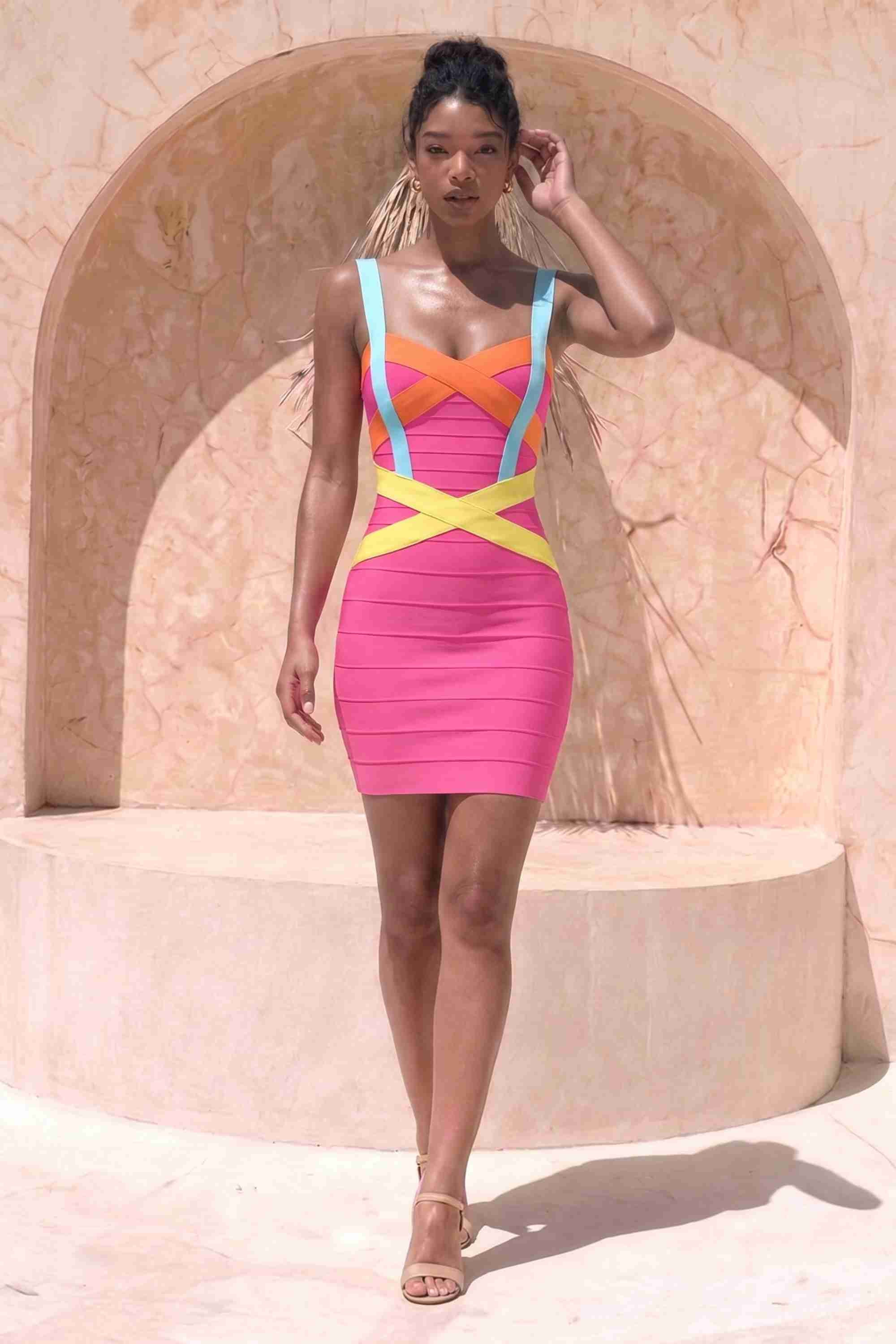 Heidi Bandage Mini Dress
