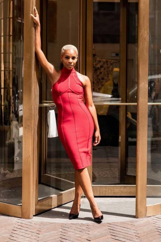 Pink Boutique Red Midi Bandage Dress Red Halterneck Lea Bandage Midi Dress Womens Bodycon Dresses Pink Boutique Red Midi Bandage Dress Red Halterneck Lea Bandage Midi Dress Womens Bodycon Dresses