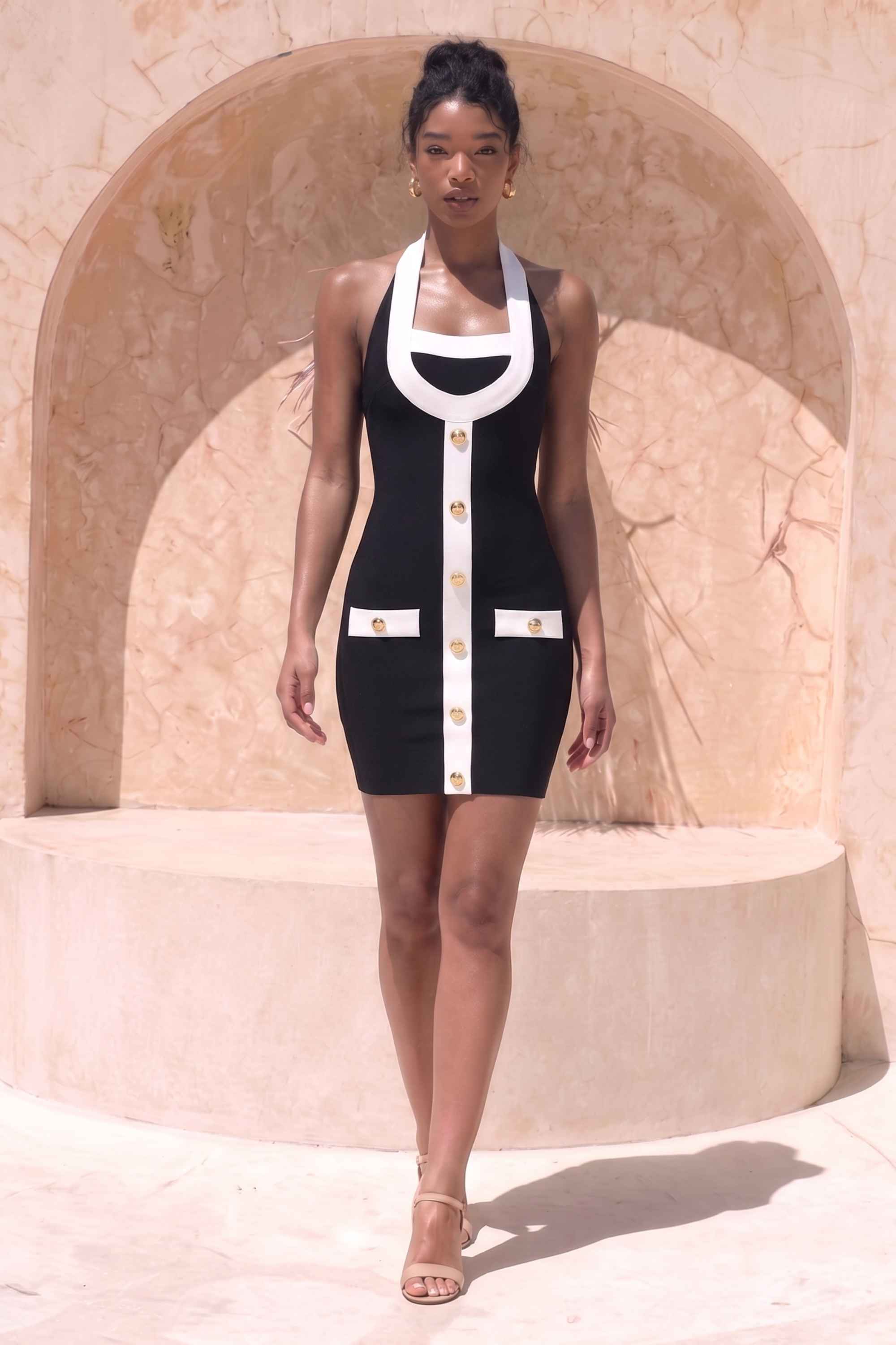 Leone Bandage Mini Dress