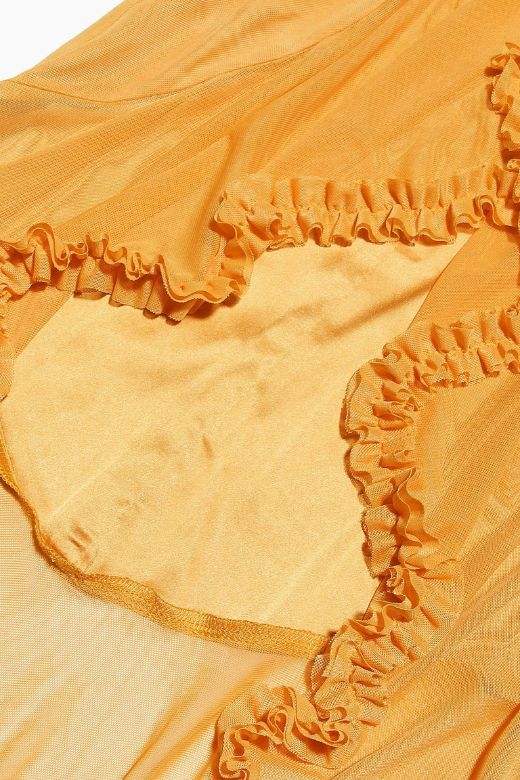 Woman wearing a figure flattering Noah Bodycon Wrap Midi Dress- Red Wine BODYCON COLLECTION