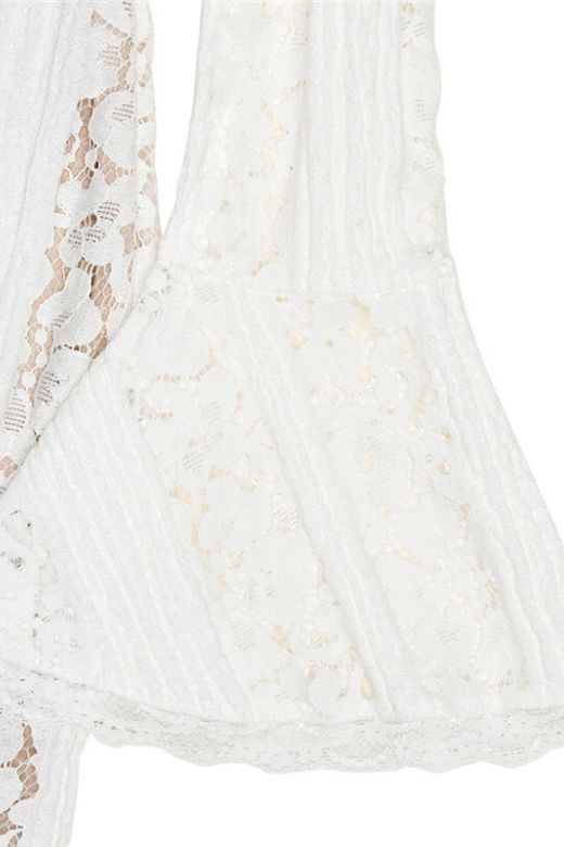 Woman wearing a figure flattering Rose Long Sleeve Bodycon Maxi Dress - Pearl White BODYCON COLLECTION