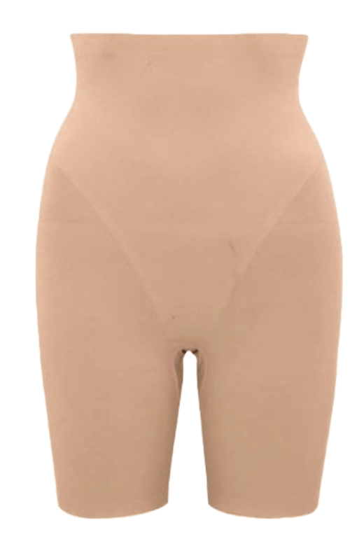 Woman wearing a figure flattering  Shorts Shapewear - Mid Thigh Bodycon Collection