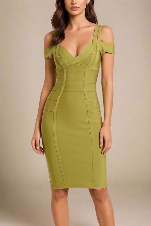 Sia Olive Green Off The Shoulder Dress | Green Party Dress Sia Olive Green Off The Shoulder Dress | Green Party Dress