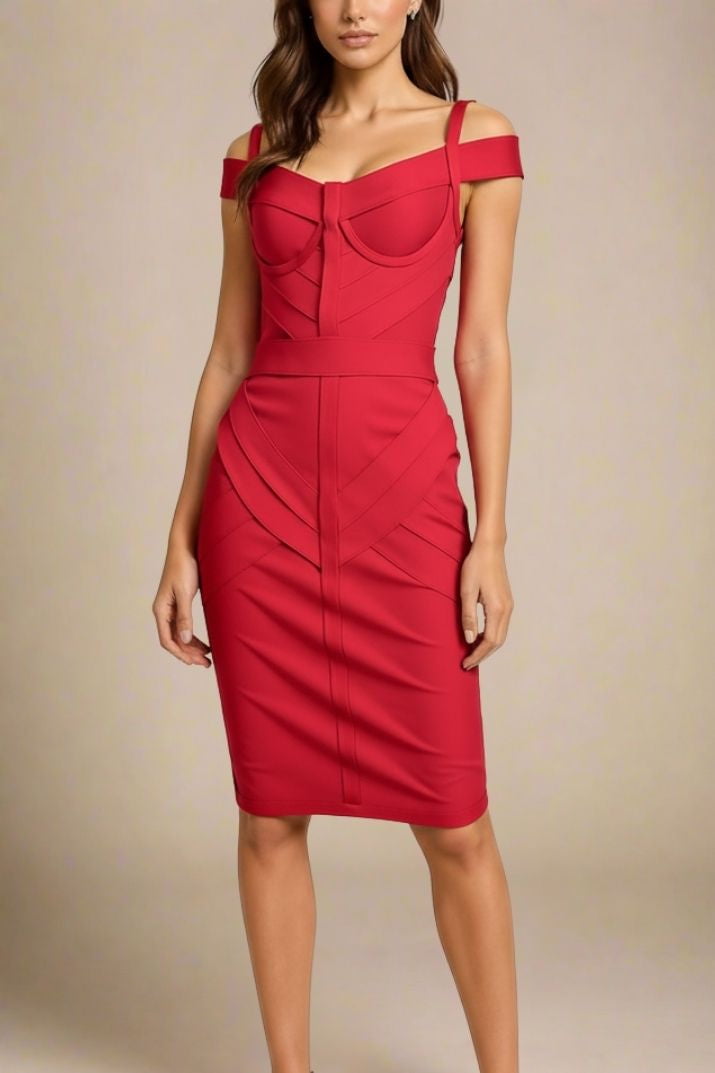 Sophia Red Off The Shoulder Dress | Red Party Dress Sophia Red Off The Shoulder Dress | Red Party Dress