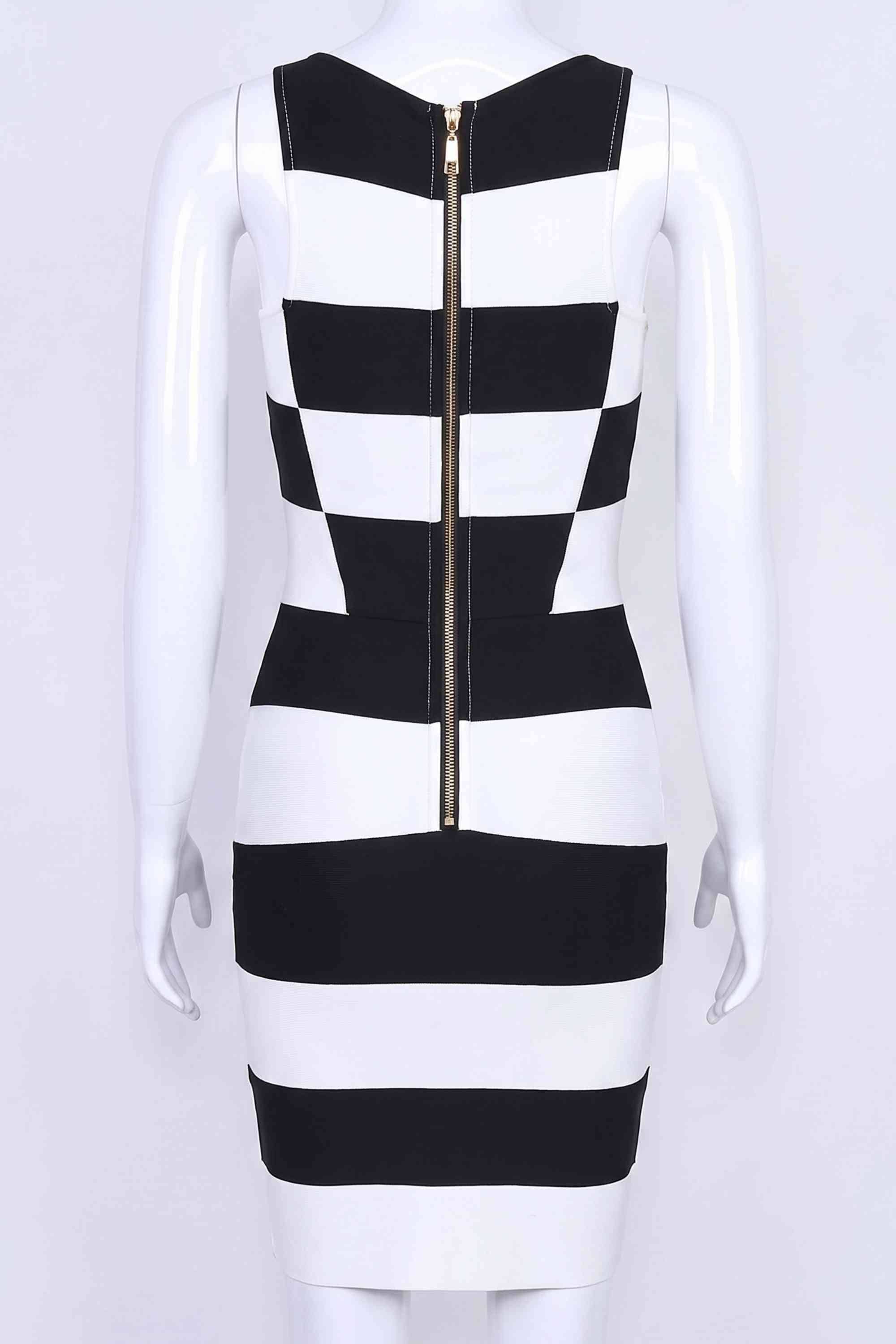 Woman wearing a figure flattering Veronica Bodycon Mini Dress - Classic Black BODYCON COLLECTION Pty Ltd