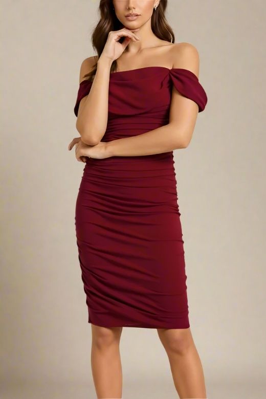 Red Wine Sleeveless Wrap Zia Bodycon Dress | Womens Bodycon Dresses Red Wine Sleeveless Wrap Zia Bodycon Dress | Womens Bodycon Dresses