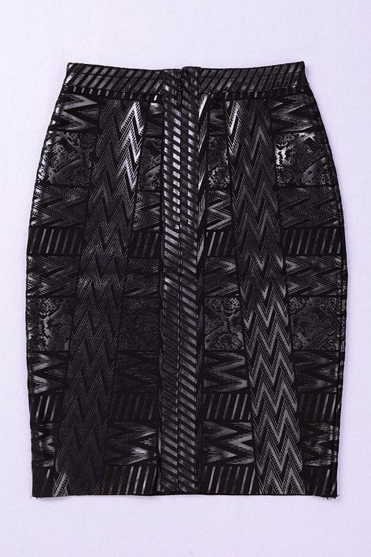 BODYCON COLLECTION High Waist Metallic Mini Skirt - Silver Womens Dresses and Apparel Online