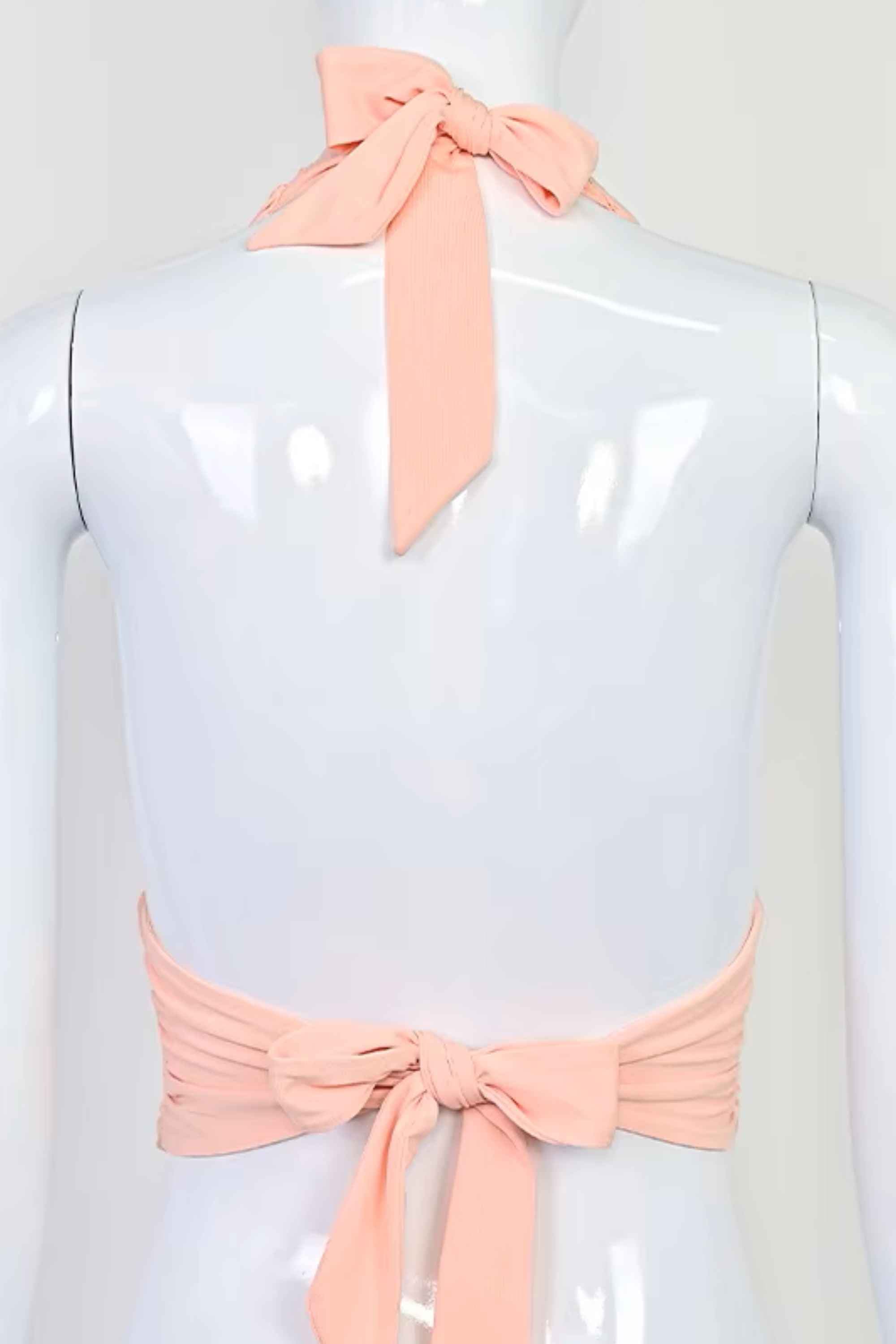 Aby Halter Top - Pink Peach Fuzz