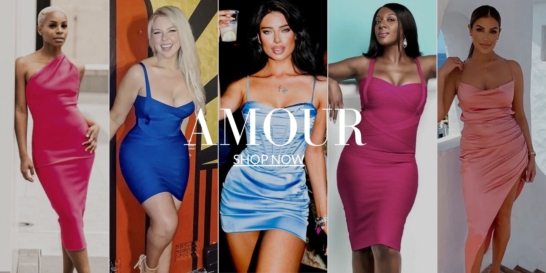 AMOUR SALE | WOMENS PARTY CLUB DRESSES | BODYCON COLLECTION