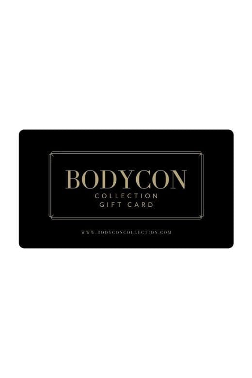 Woman wearing a figure flattering  Bodycon Collection - Gift Card Bodycon Collection