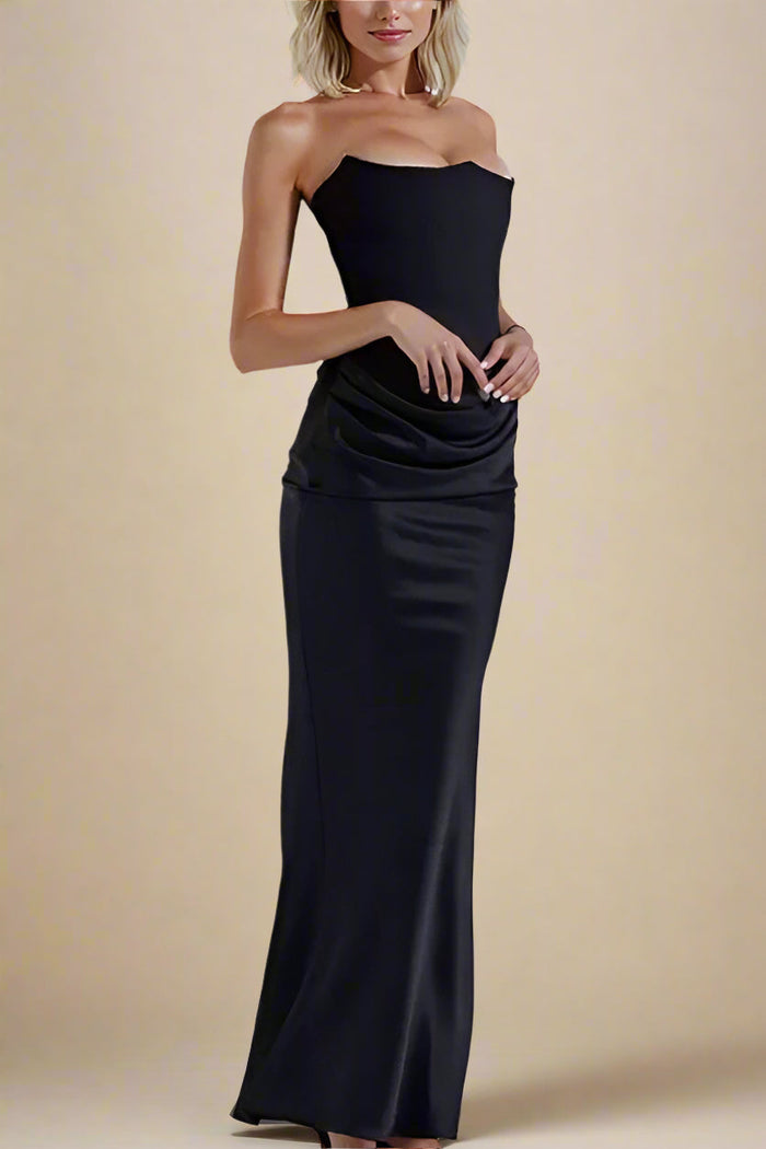 black sparkle mini dress At Midnight Long Sleeve V-Neck Sequin Black Bardot Flared Sleeve july-reshoot Size:UK13