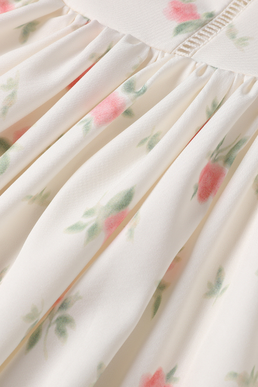 Woman wearing a figure flattering  Tasmin Mini Dress - Cream BODYCON COLLECTION